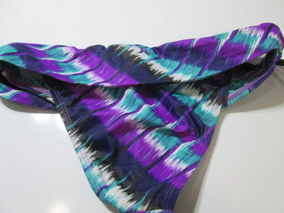 Parte inferior de bikini Hurley para mujer talla S púrpura descarado cordón lateral natación ropa de playa Foto 2 de 4