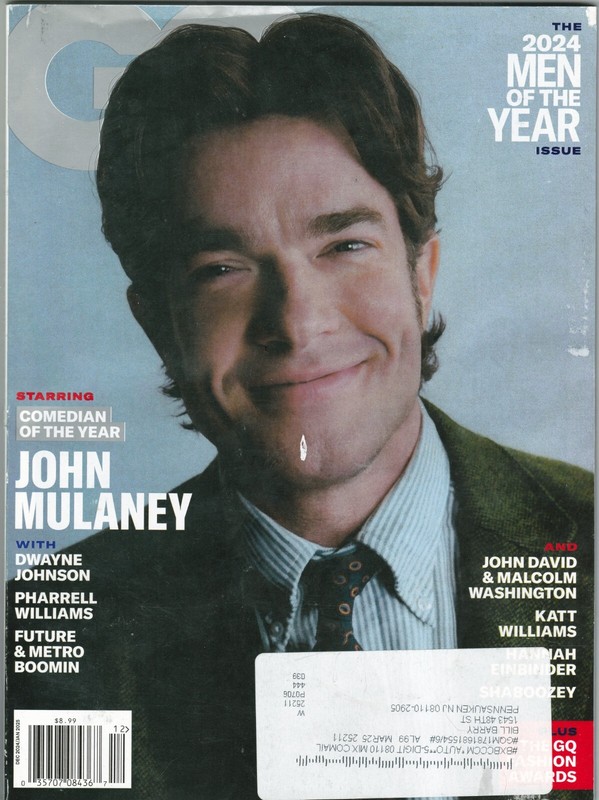 GQ Magazine December 2024 / January 2025 Men of the Year Issue - John Mulaney