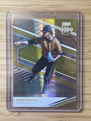 2020 Panini Elite Extra Edition Prime Numbers Gold 3/24 Marco Raya #135