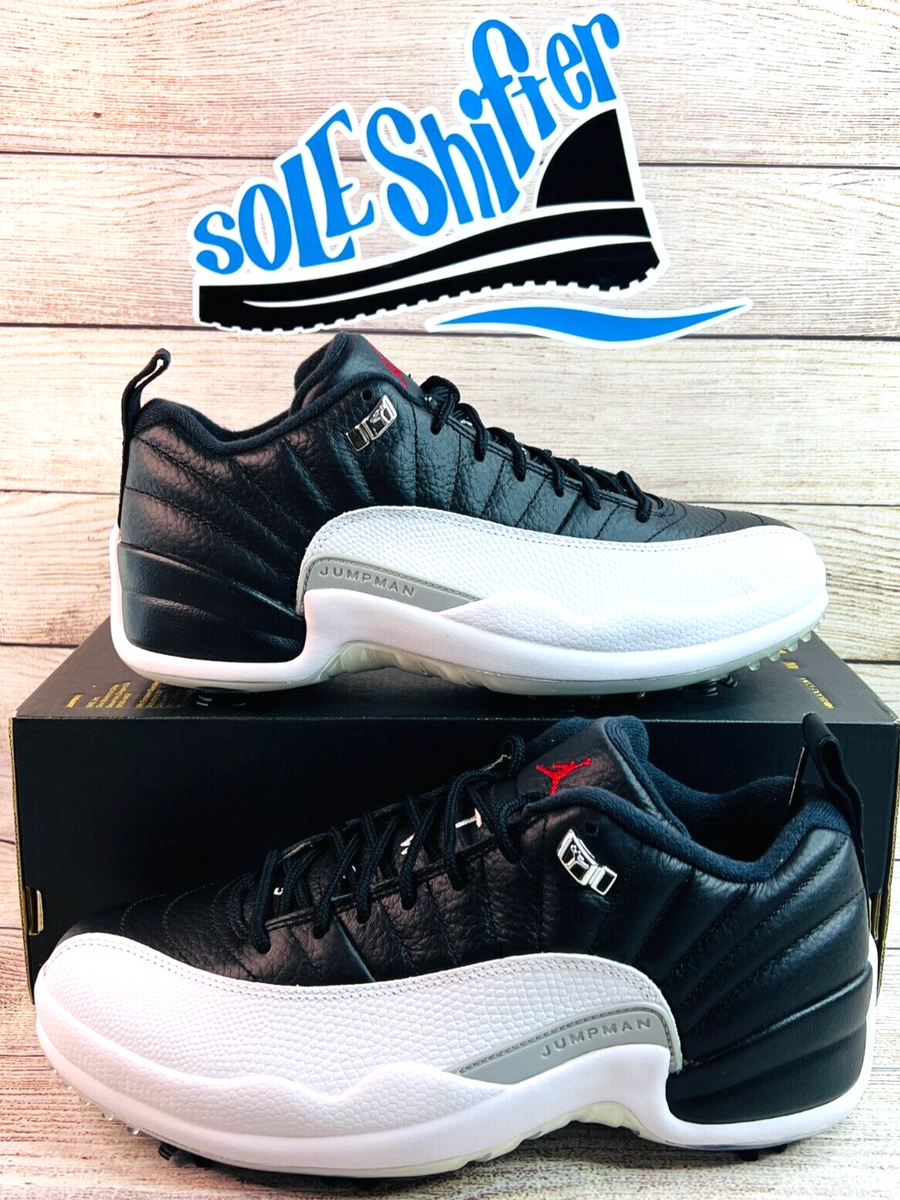 NIKE AIR JORDAN XII LOW GOLF **PLAYOFFS** DH4120-010 SIZE 9 NIB NO 