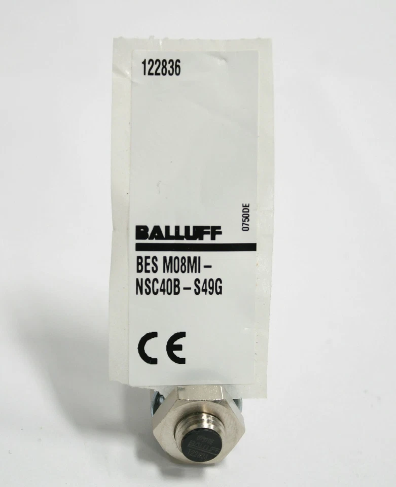 BES01ZT BALLUFF Sensor BES M08MI-NSC40B-S49G & C49BNE00VY050M Cordset Cable    - Image 2 of 4