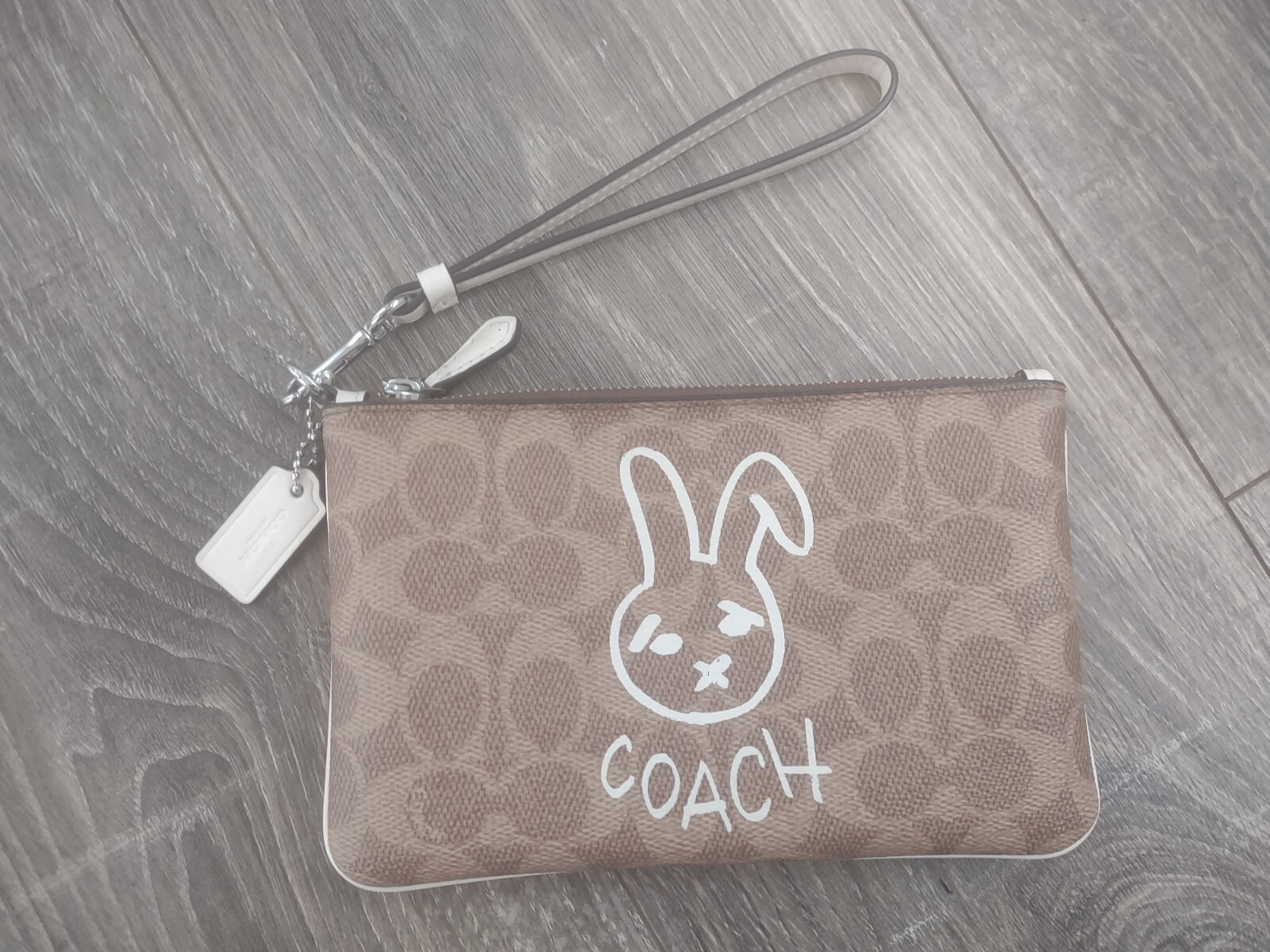 Coach Lunar New Year Bunny Rabbit Wristlet Gem