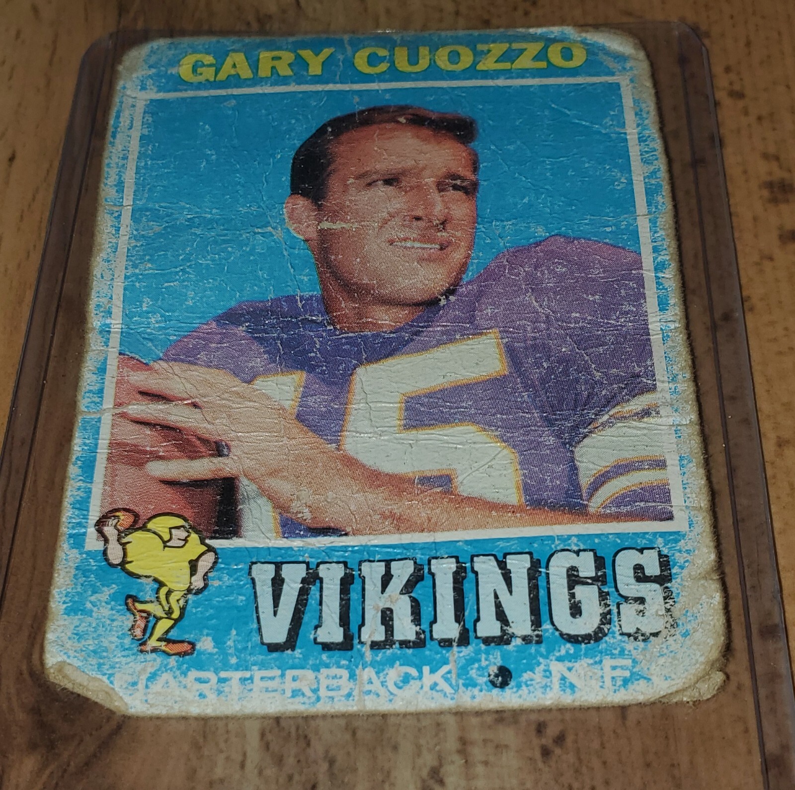 1971 Topps - #18 Gary Cuozzo - Minnesota Vikings Football Card