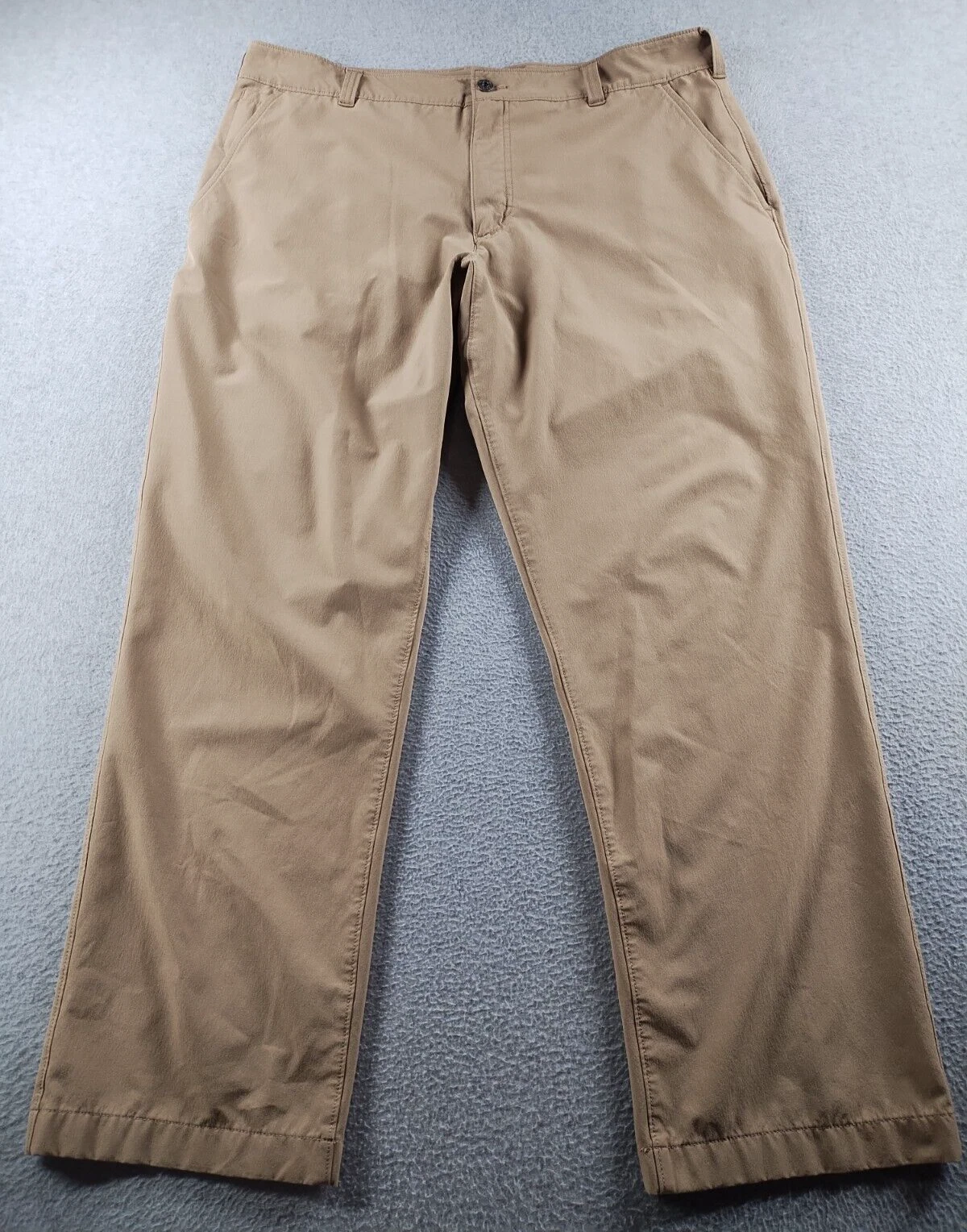 Duluth Trading Co Men's Pants Brown Size 38x30 Straight Leg Mid Rise Stretch