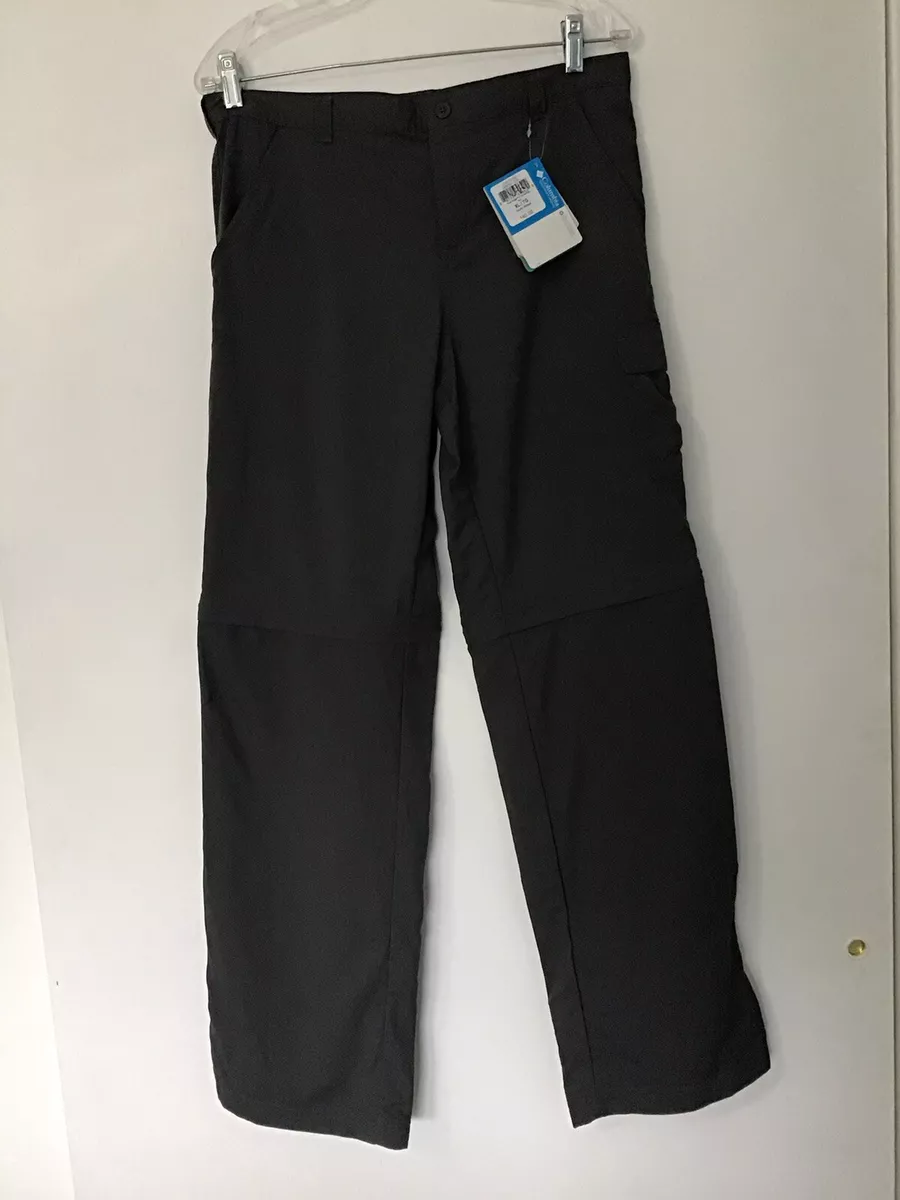 Columbia Omni Shade Youth Teen Convertible 30 UPF Sun Protection Pants 18 20 XL