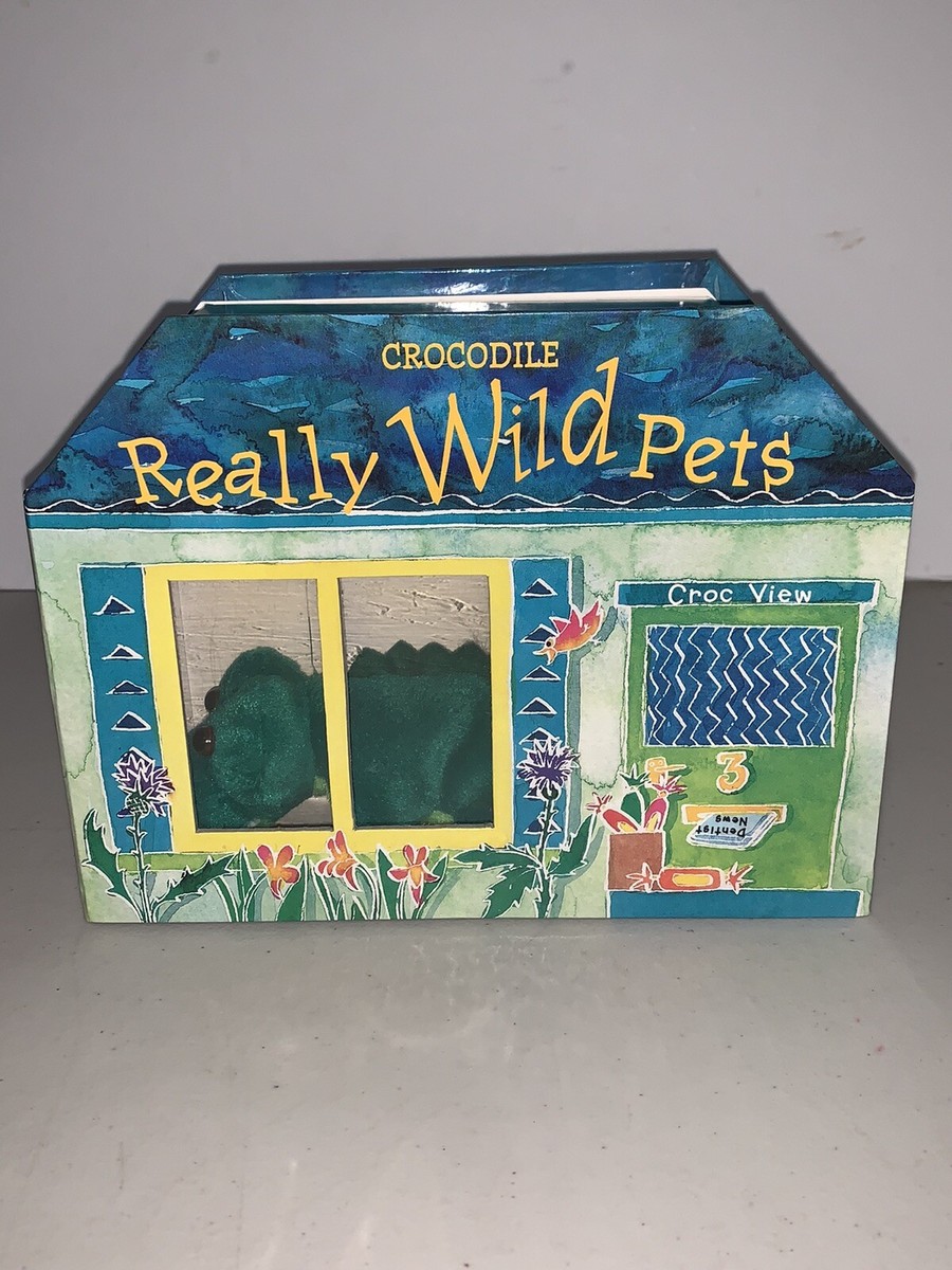 Really Wild Pets Crocodile Hardcover Book and Plush 1997 by Jill