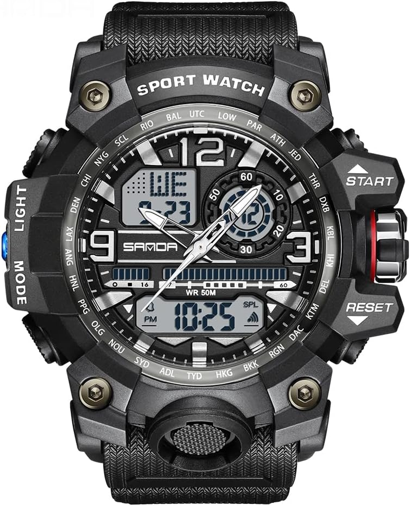 Reloj Para Hombre Relojes De Cuarzo Reloj Militar Reloj Deportivo De Buceo  Nuevo