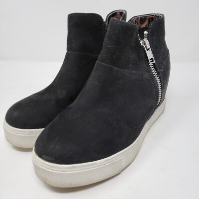 Steve Madden Girls 3 M Boots Shoes JWanda Black Fashion 1436 Zip Side
