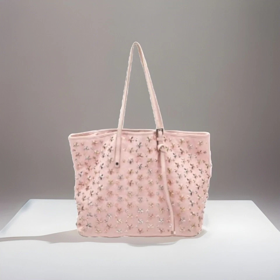 AMBOS TOTE Y BILLETERA Jimmy Choo Star Bolso de Mano y Cartera con Tachuelas para Hombres, Mujeres; Foto 2 de 4