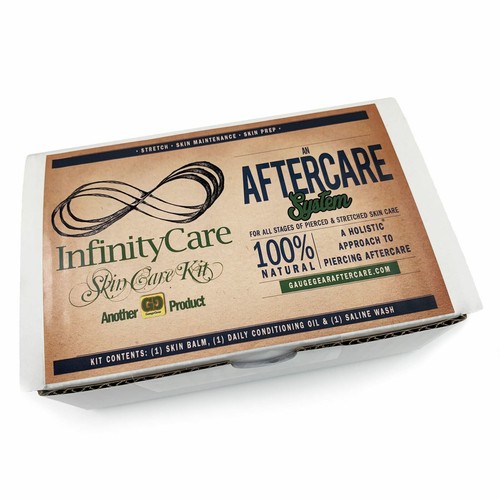 Gauge Gear Premium Stretched Ear Care Kit ~ Piercing Aftercare Balm, Wash, Blend - Picture 8 of 8