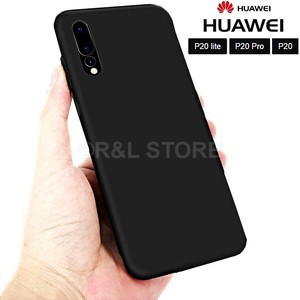 Para huawei p20 lite caso capa macia silicone casos de telefone para huawei  p20 lite 3d dos desenhos animados glitter rosa preto gato orelhas barba capa|Caso  de telefone \u0026 Covers| - AliExpress