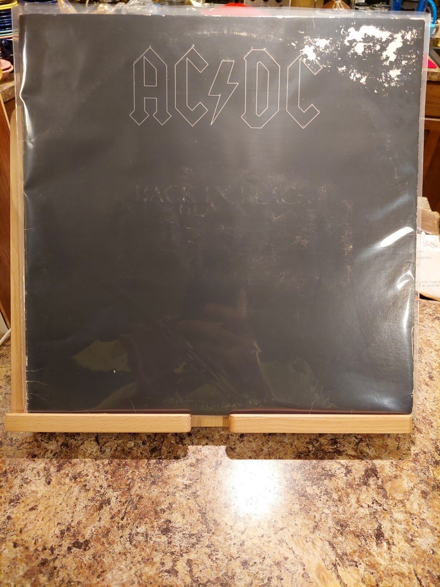 AC/DC BACK IN BLACK 1980 Specialty Pressing Embossed Cover Vinyl