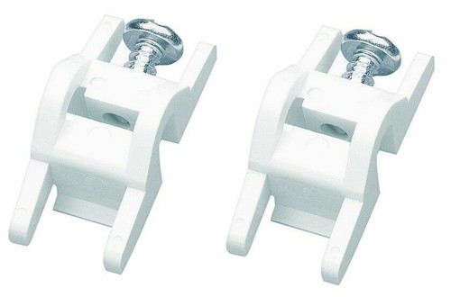 Gardinenschiene Endanschläge 2 Stück weiß Monorail & Decorail mit Schrauben Homebase Neu