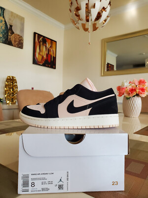 Women Nike Air Jordan 1 Low Black Guava Ice High Mid DC0774-003 Sz