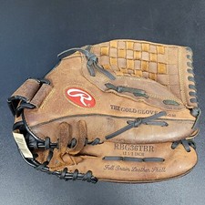 Rawlings RBG36TBR 12 1/2" Right Handed Throw Baseball / Softball Glove RHT