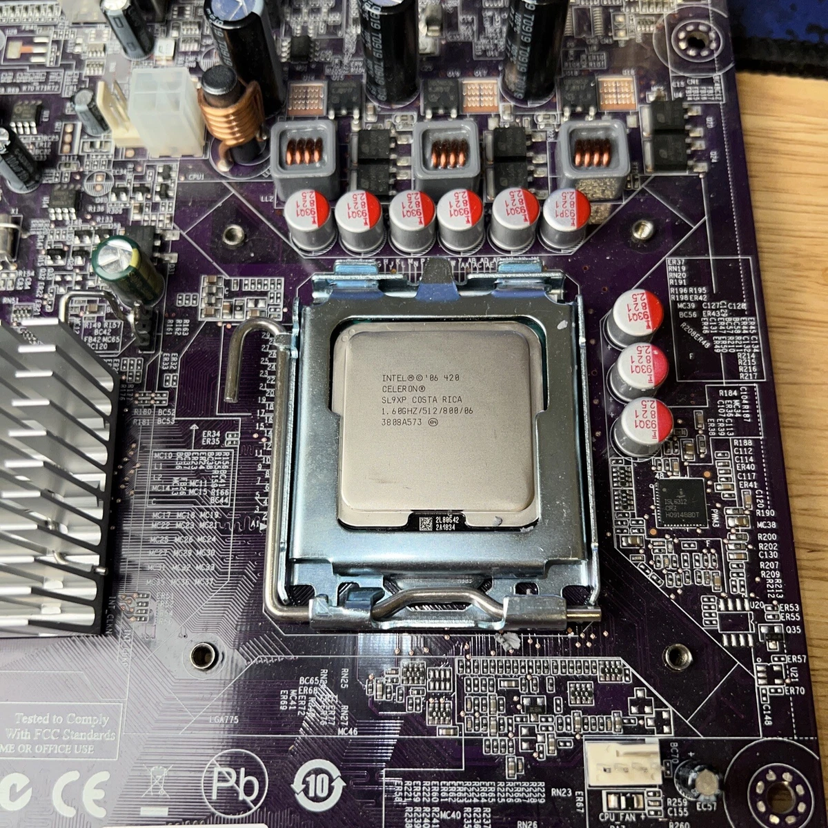 Intel Celeron 420 1.6 GHz 512KB 800 06 SL9XP Socket 775 Used eBay