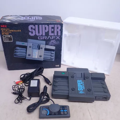 NEC PC Engine SUPER GRAFX Console PI-TG4 Japan Tested and Working