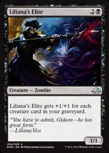Liliana's Elite x4 - Eldritch Moon - NM-Mint, English - Eldritch Moon