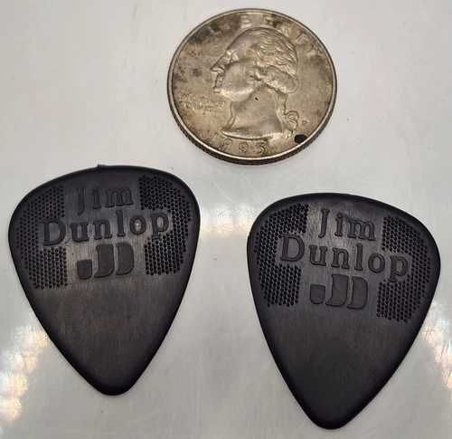 2 Vintage Jim Dunlop USA Nylon Guitar Picks