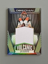 2020 Panini Obsidian JOE BURROW /50 Volcanic RC Electric Etch ROOKIE Patch 🚀🚀