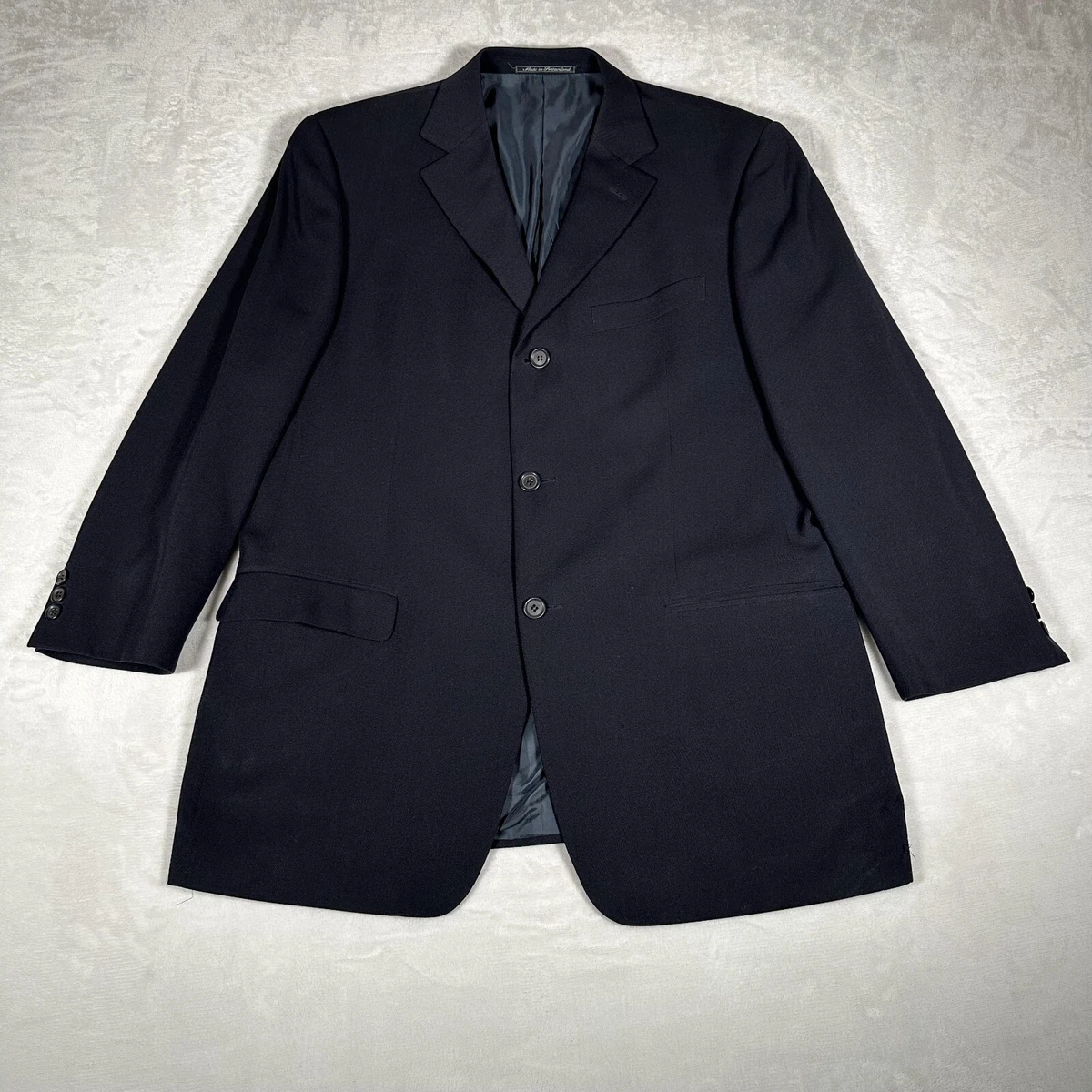 Ermenegildo Zegna Three-Button Black Suits & Blazers for Men for