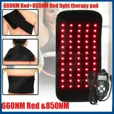 660nm 30W Red 850nm Near Infrared Light Therapy Waist Wrap Pad Belt Pain Relief 