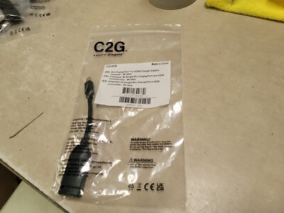 C2G Mini Displayport to HDMI Video Dongle 4K C2G30038