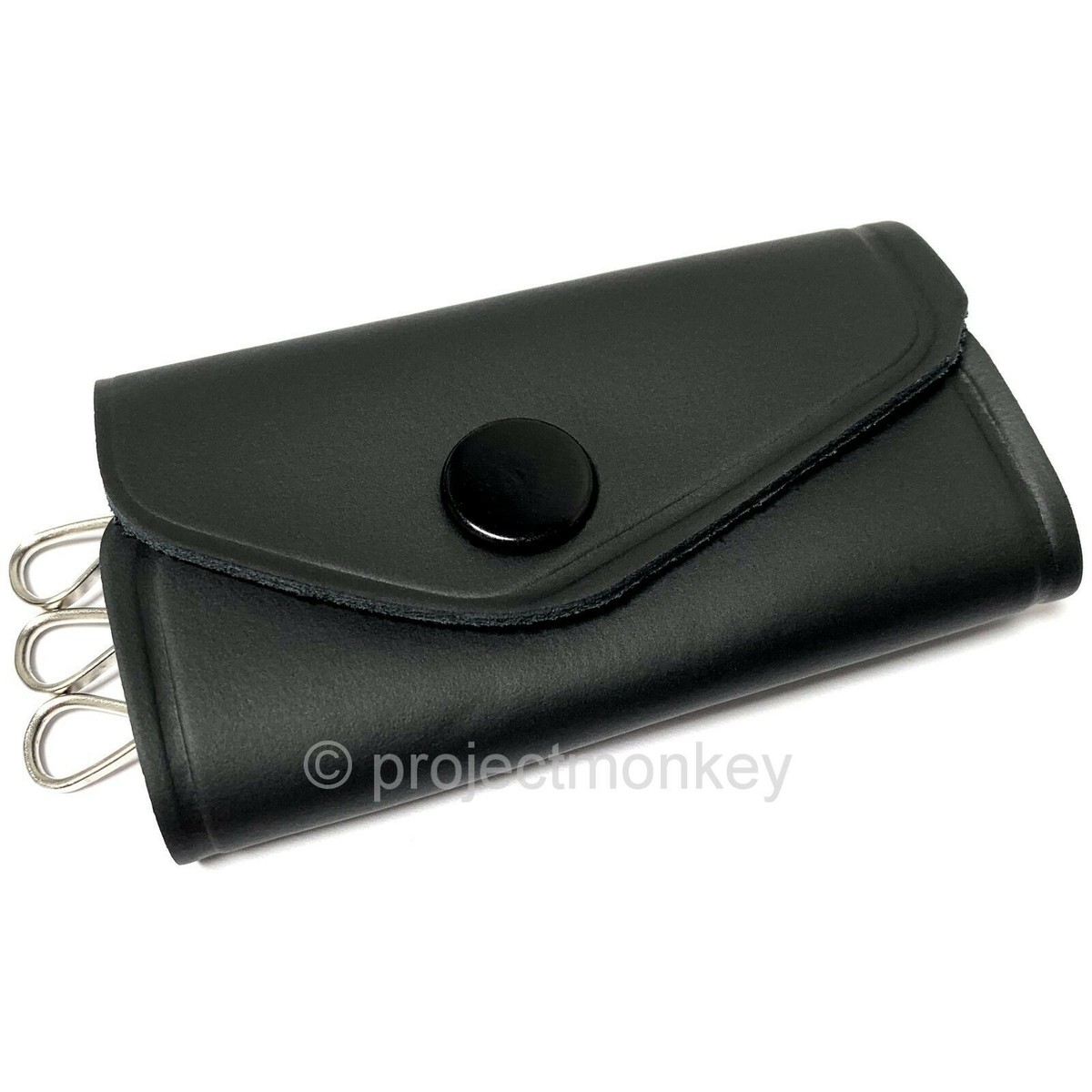 OEM Toyota 69555-20010 Retro Key Holder Key Chain Cover Case Black