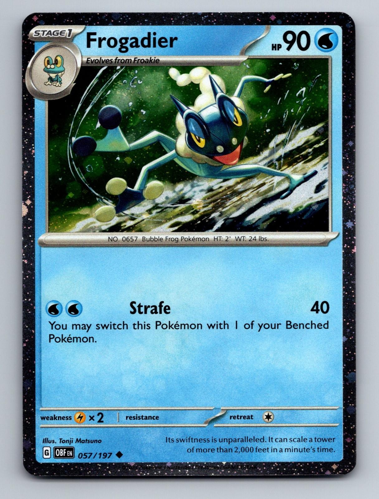 Frogadier (Cosmos Holo) 057/197 Promo Miscellaneous Cards & Products Pokemon NM