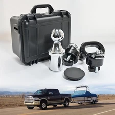 Gooseneck Hitch Kit with Case Puck System for 2013-2024 Dodge RAM 2500 3500 G...