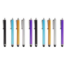 10Pcs Portable Capacitive Stylus Pens Metal Body for Writing and Drawing