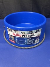 Heated Pet Bowl 60 Watt Outdoor Pet Water Bowl 1.5 Gal. 6qt. Farm Innovators