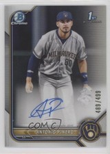 2022 Bowman Chrome Prospect Refractor 489/499 Antonio Pinero #CPA-AP Auto 0o6v