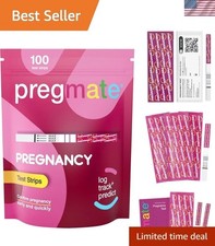 Accurate 100 Pregnancy Strips   Easy to Use, Instant Results, Peace of Mind