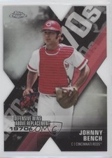 2020 Topps Chrome Decade of Dominance Die-Cuts Johnny Bench #DOD-6 HOF w7v