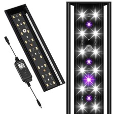 8-INCH LED UVB Light for Reptiles, LED Reptile Light Fixture Controller with ...