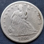 1846 O Seated Liberty Half Dollar 50c Better Grade B80#93716