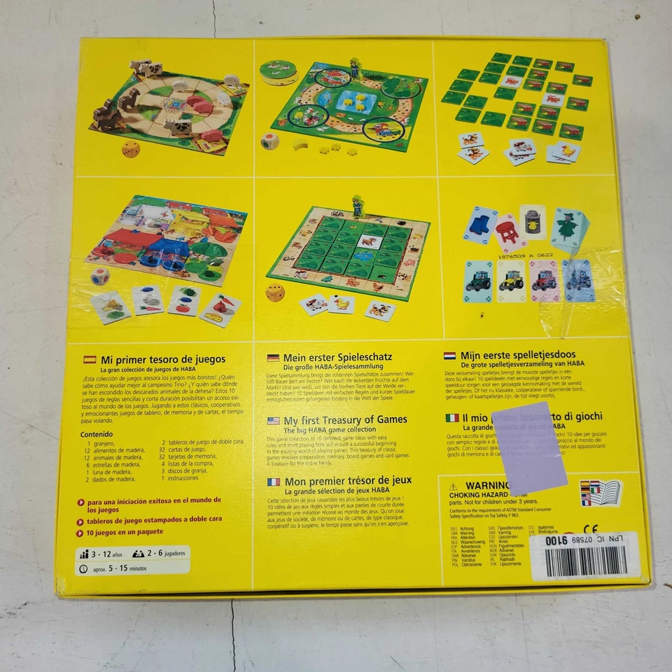 Tesoro De Juegos: Una Gran Colección De Juegos HABA, Versión Española - Imagen 2 de 4