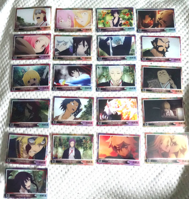 Hell's Paradise Clear Transparent Set Anime Collectible Trading Card