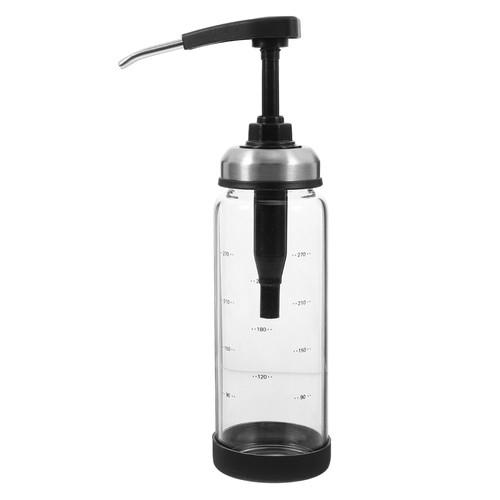 300 Ml Dressing Jar Sauce Squeeze Pump Dispenser Portable - Picture 5 of 12