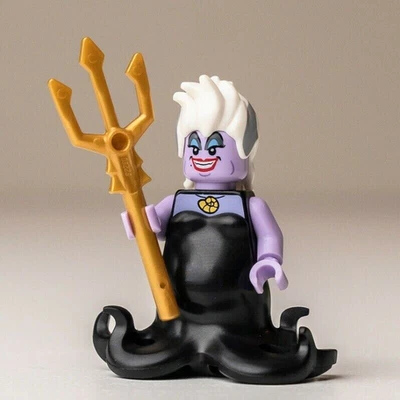 New LEGO Ursula (w/ Stand and Trident) Minifigure - Disney CMS (coldis-17) 71012 - Image 1 of 4