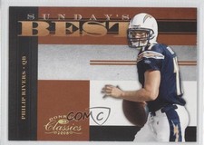 2008 Donruss Classics Sunday's Best Gold 50/100 Philip Rivers #SB-5 0a6