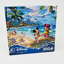Ceaco Thomas Kinkade Disney Mickey and Minnie in Hawaii 300 Piece Jigsaw Puzzle