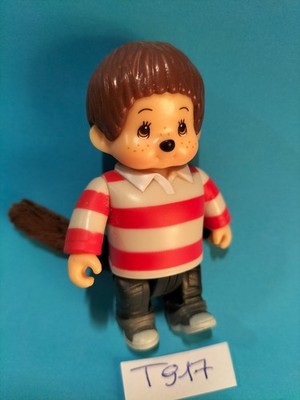 Figur T917: Kiki Pullover rot-weiß Monchichi 6,5 cm 2018