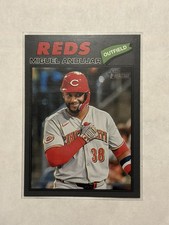 2026 Topps Heritage - #259 Miguel Andujar - Black Border - Reds  SSP