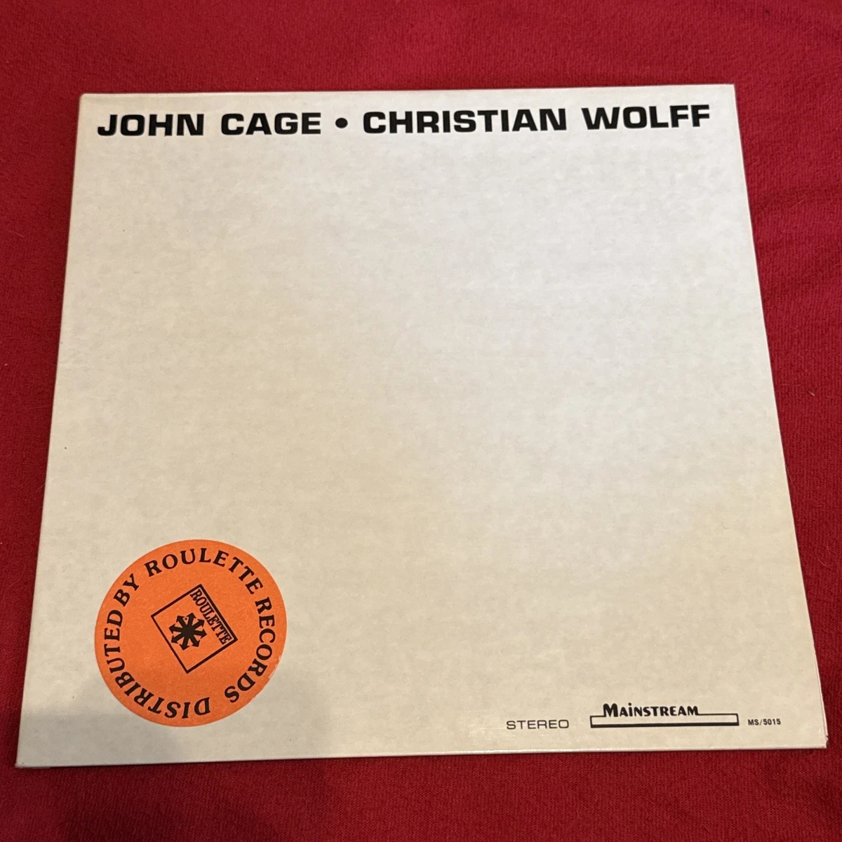 John Cage Near Mint (NM or M -) LP Vinyl Records for sale | eBay