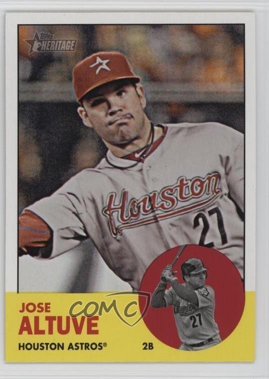2012 Topps Heritage Jose Altuve #461 05k6