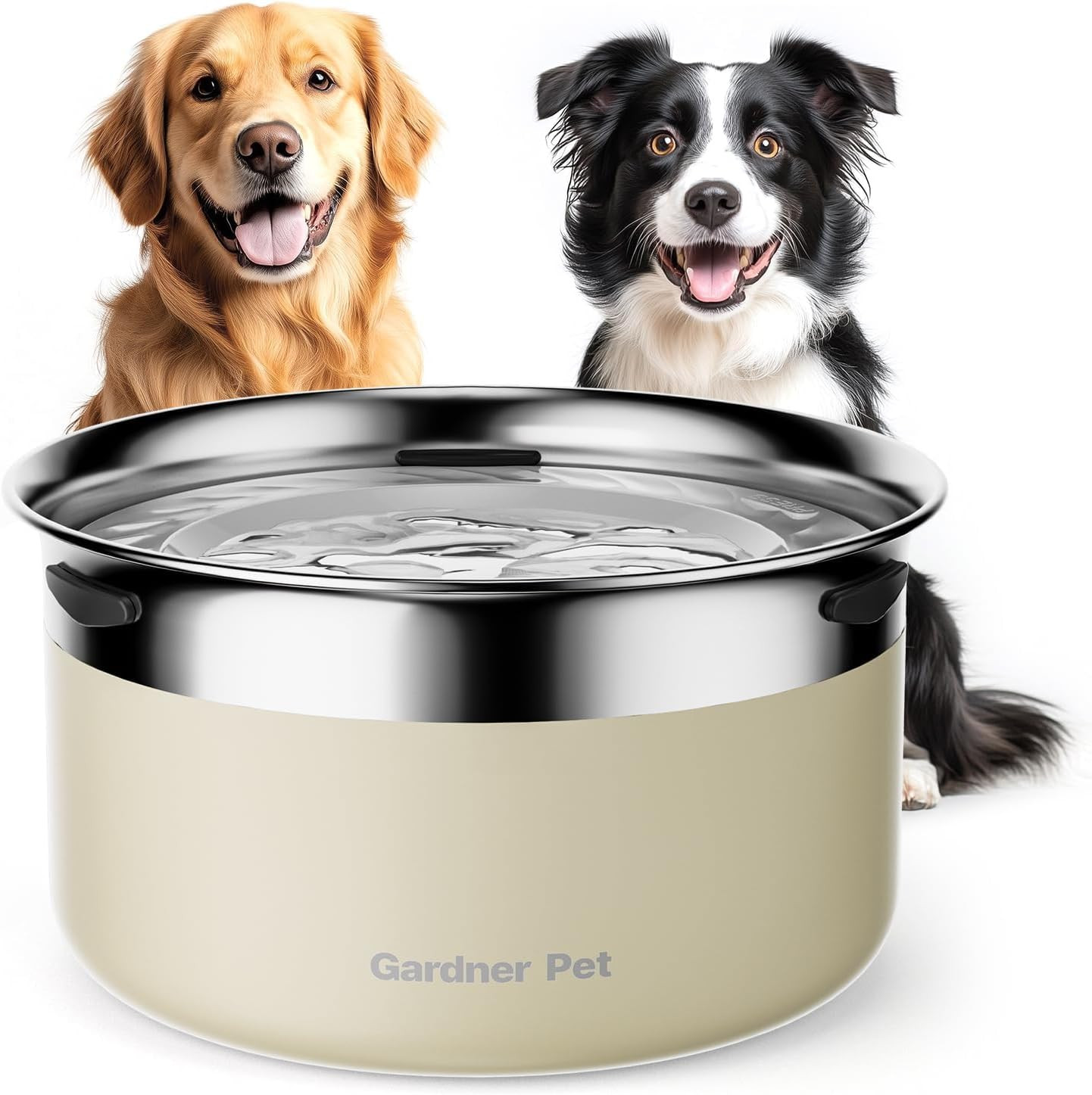 Ciotola Antischizzo Cane 3.85L | Acciaio Inox Professionale per Cani