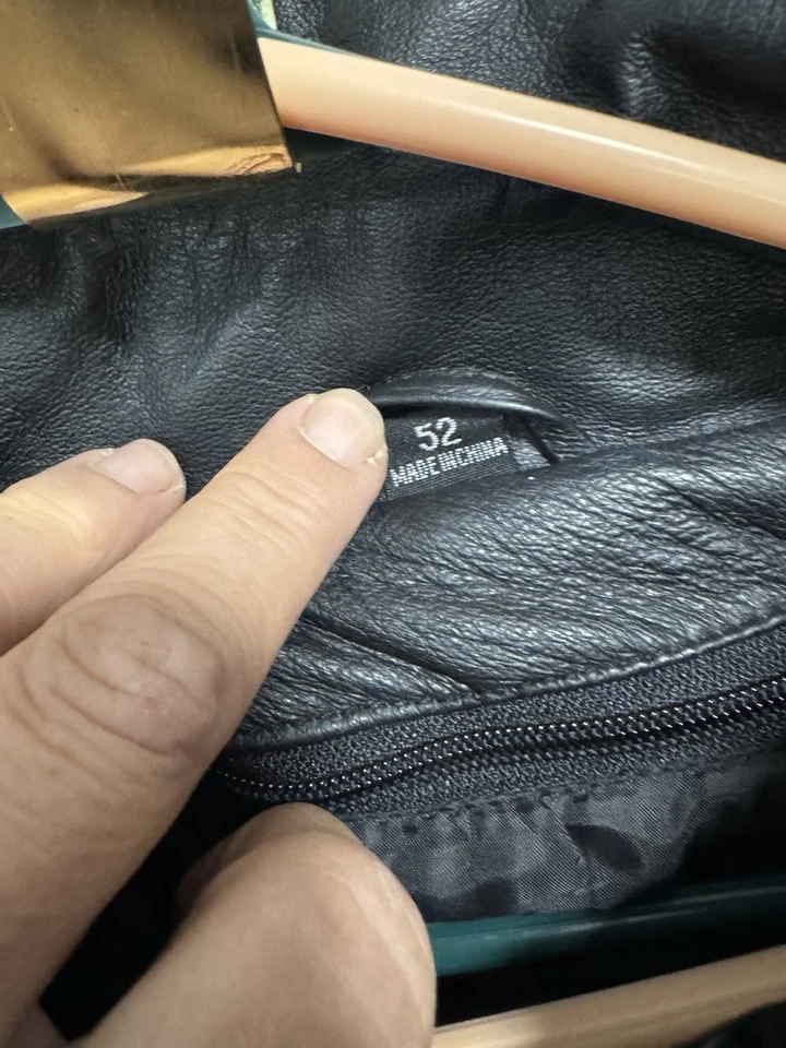 Men’s Biker Trench Coat Size 52 Bikers Dream Apparel USA - Image 3 of 4