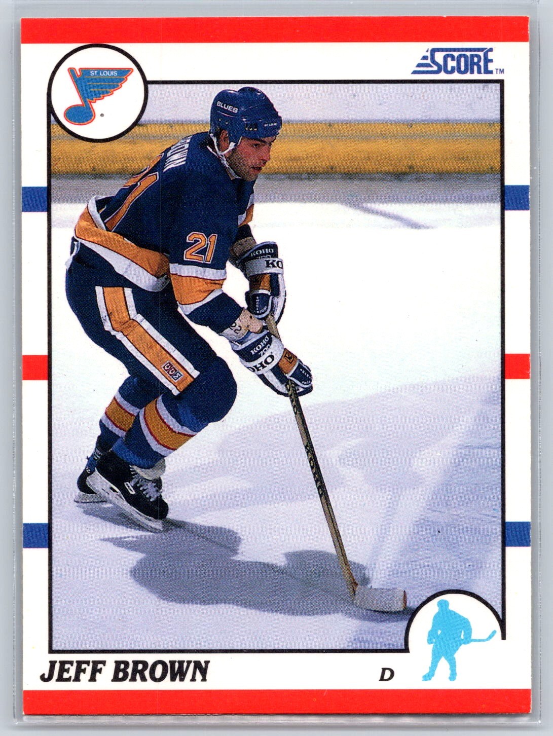 1990-91 Score American #41 Jeff Brown